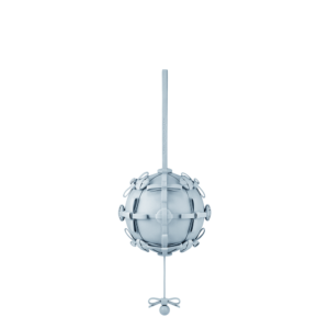 Button Bow Sphere - Cloud